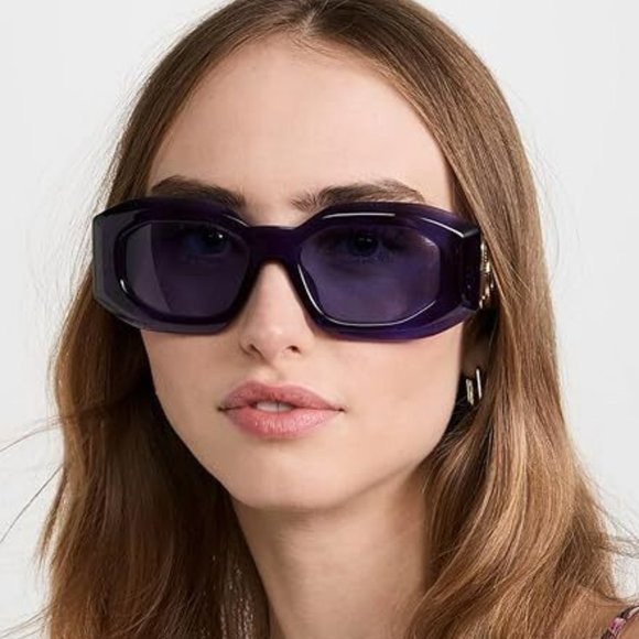 Versace VE4425U MAXI MEDUSA BIGGIE 54191A Sunglasses Purple Transparent Unisex main image 14